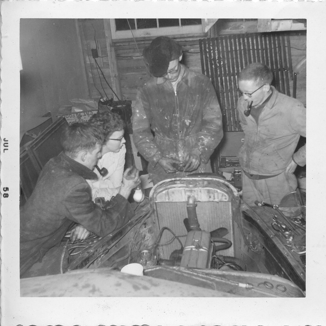 DickHarrison_1958 05 #005 Jim McLease, Sue, Bill, Jim_s Friend