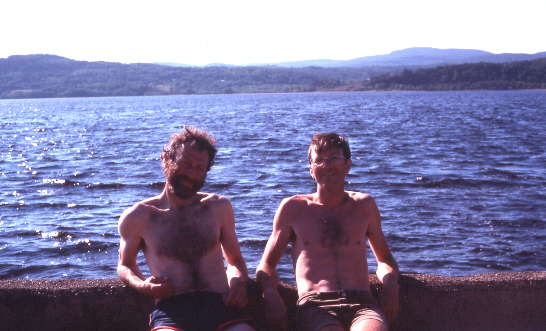 DickHarrison_1978 08 #040 Bill, Dick - Bedford Wharf