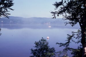 DickHarrison_1985 08 #006 Calm Cottage River View