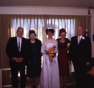 1966 10 08 #10 Jack and Sue Boutilier, Sue, Kay and Norton Lebans