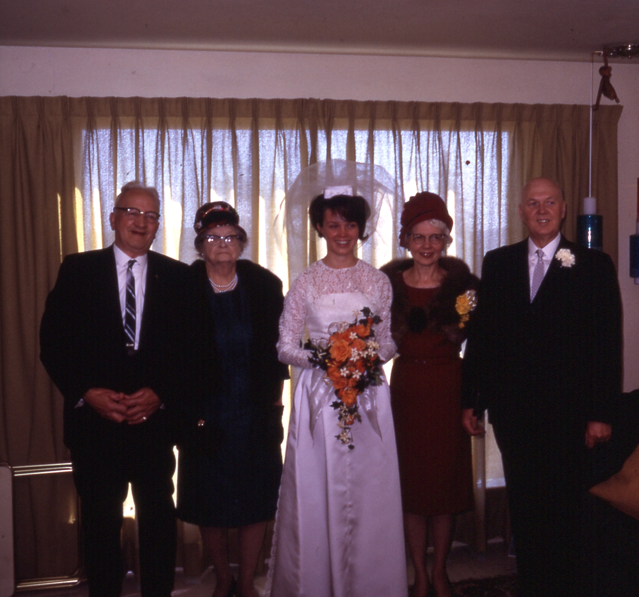 1966 10 08 #10 Jack and Sue Boutilier, Sue, Kay and Norton Lebans
