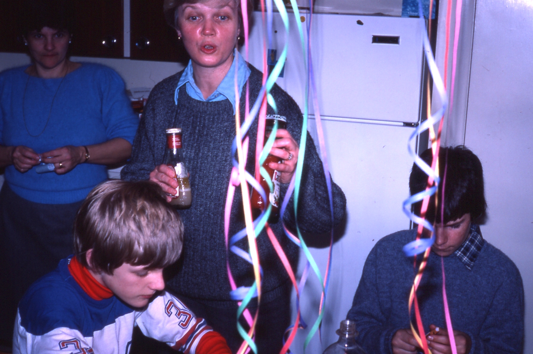 1984 01 #002 Paul, Sue, Ted - New Year;s Party