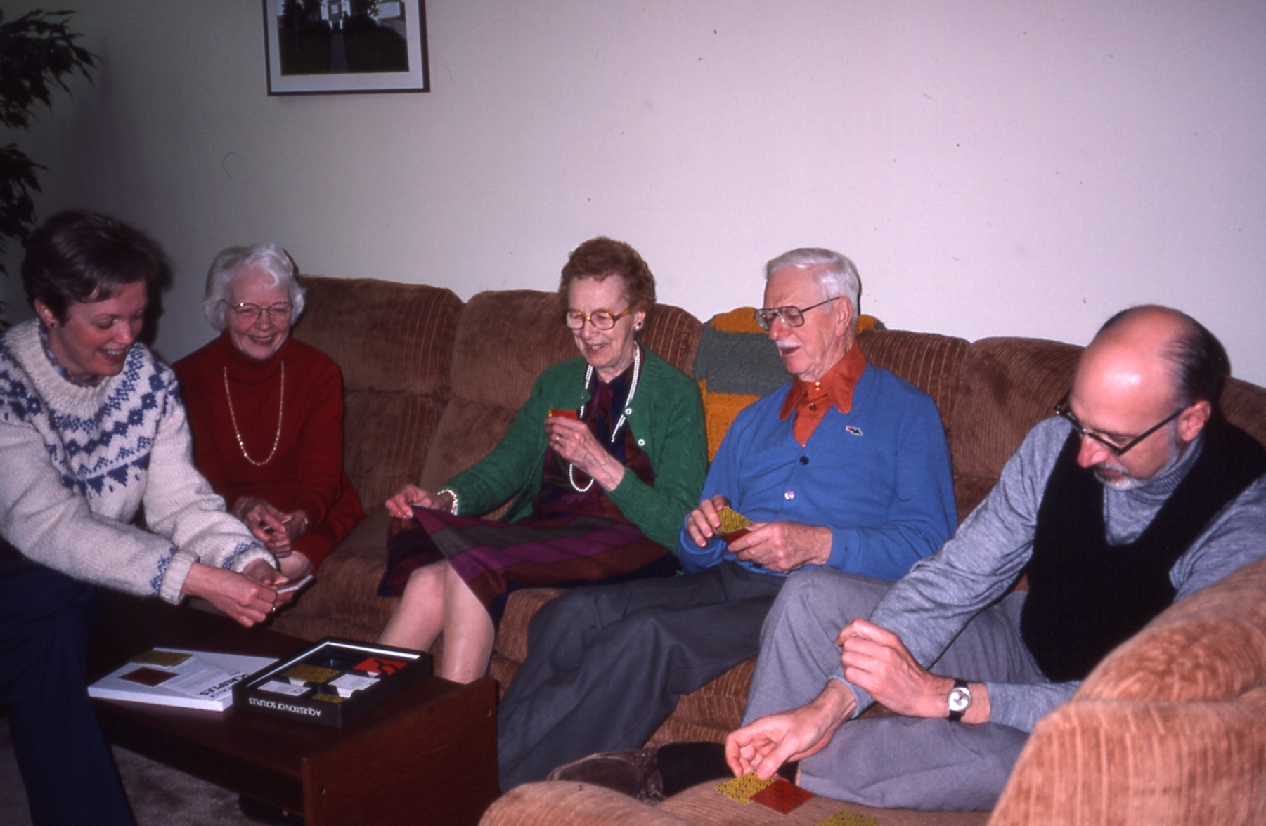 1987 04 #003 Sue, Gaga, Nana, Poppie, Evans