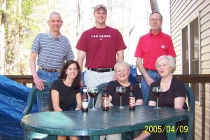 2005 04 09 Mark, Pete, Dick, Betsy, Jocelyn, Sue