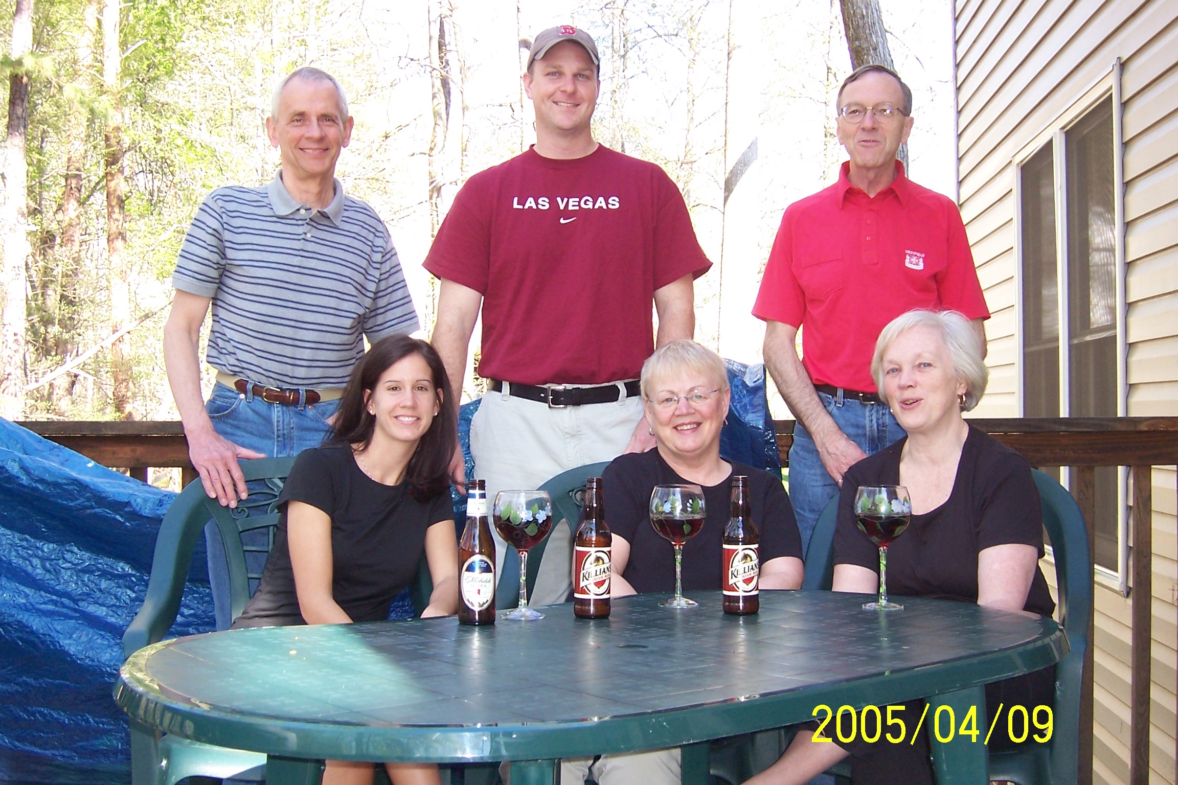 2005 04 09 Mark, Pete, Dick, Betsy, Jocelyn, Sue