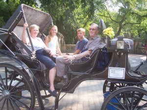 2015 09 01 07 Sue, Sarah, Colin, Dick - Central Parkt, NYC
