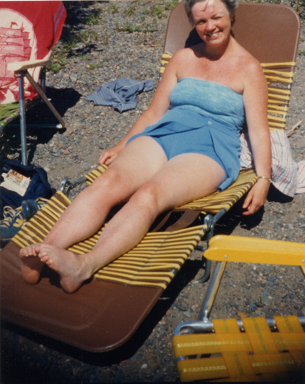 Unknown Date - Sue at Cottage