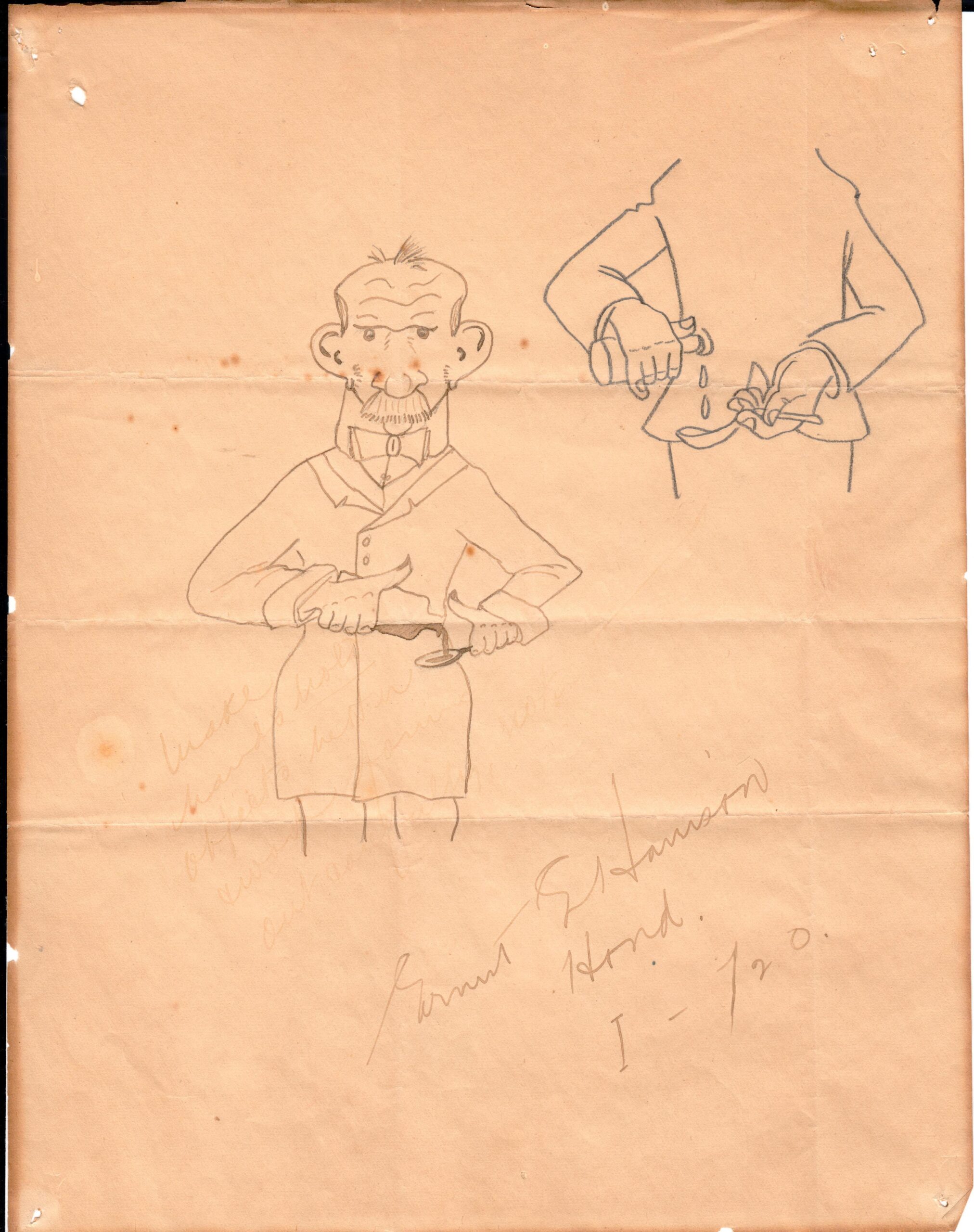 1920 Ernest Drawing 1